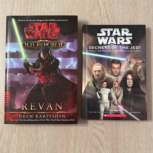 2 Star Wars books: The Old Republic Revan, Secrets of the Jedi - Picture 1 of 6